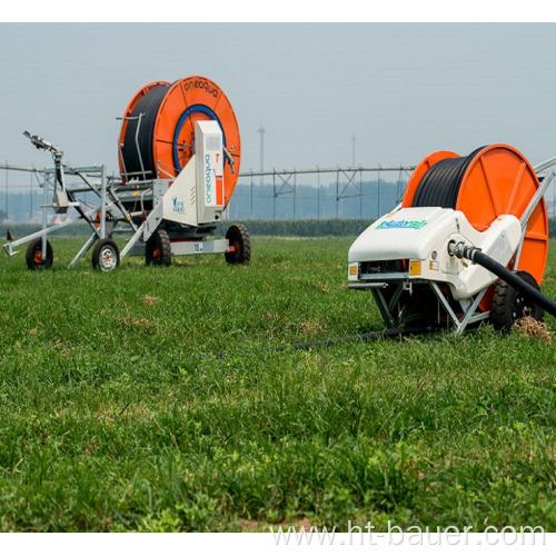 Automatic crop Hose reel irrigation systems